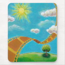 Movie lovers fun unique art film strip landscapes