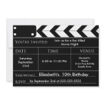 MOVIE NIGHT Birthday Party Invitation