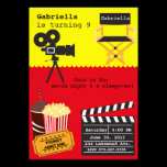 Movie Night Invitation invitations