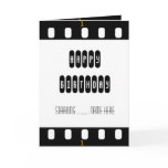Movie Star Film Strip with Star's Birthday Card