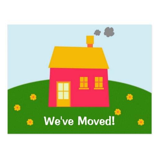 Moving Announcement Postcard