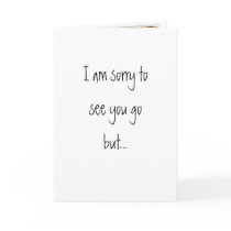 Moving Away Greeting Card