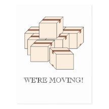 Moving Boxes Postcards