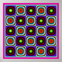 Moving Green Lights Posters
