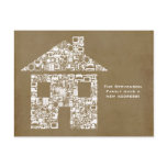 Moving House New Address Notification Note Card