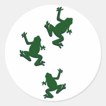 Moving Up Round Stickers
