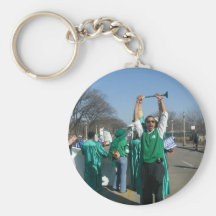 Mow-Bama (Obama) marches with the Lawn Rangers Key Chain