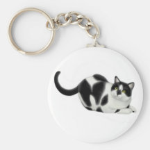 Moxie the Cat Keychain