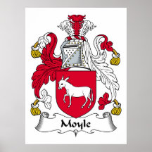 Moyle Family Crest Posters