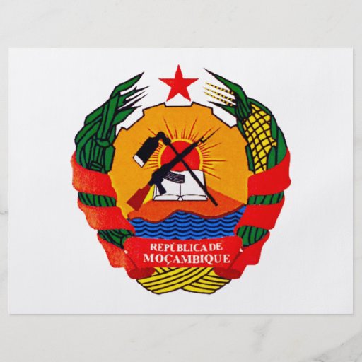 Mozambique Coat of Arms Flyer