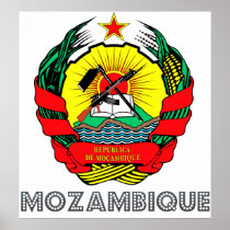 Mozambique Coat of Arms Posters