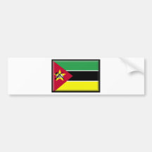 Mozambique Flag Bumper Sticker
