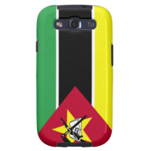 Mozambique Flag Galaxy S3 Cases