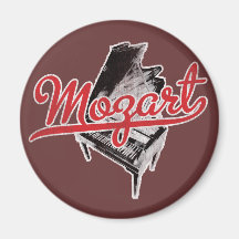 Mozart - Austrian Composer Musician Fridge Magnets