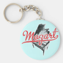 Mozart - Austrian Composer Musician Key Chain