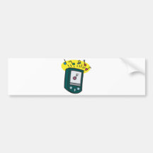 mp3 player design bumper sticker
