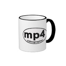 MP4 Videographer coffee mug
