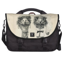 Mr. and Mrs. Ostrich Commuter Bag