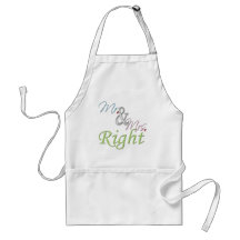 Mr. and Mrs. Right Apron