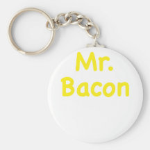 Mr. Bacon Keychain