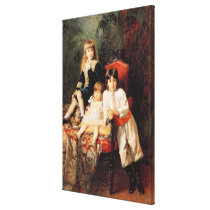 Mr. Balashov's Children, 1880 canvas prints