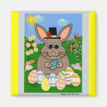 Mr. Bunny Fridge Magnets