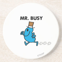 Mr Busy Classic 1 Beverage Coaster