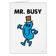 Mr Busy Classic 2 Greeting Card