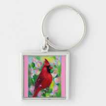 Mr. Cardinal Keychain