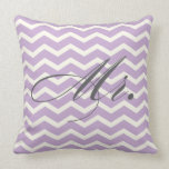Mr. Chevron Stripes American MoJo Pillow