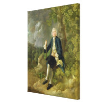 Mr Clayton Jones, c.1744-45 (oil on canvas) canvas prints