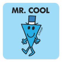 Mr Cool Classic Square Stickers