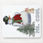 Mr. Cool - Snowman Mousepads