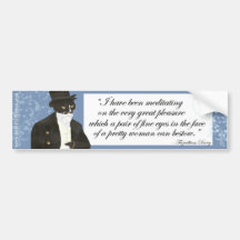 Mr Darcy bumper sticker