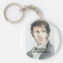 Mr Darcy of Pemberley Key Chains