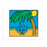 Mr Daydream Beach Scene Post Card