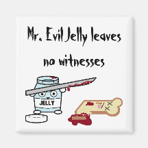 Mr. Evil Jelly Refrigerator Magnet