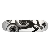 Mr. Eyeinthesky Custom Skate Board