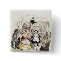 Mr Fezziwig's Ball, from 'A Christmas Carol' Pin