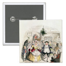 Mr Fezziwig's Ball, from 'A Christmas Carol' Pin