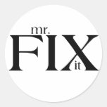 Mr Fix it Stickers