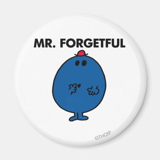 Mr Forgetful Classic Refrigerator Magnet