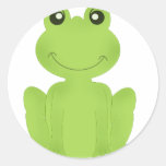 Mr Froggy Round Sticker