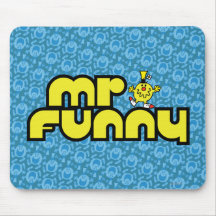 Mr Funny Logo 3 Mousepad