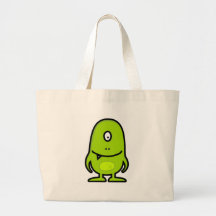 Mr. Funny Monster Canvas Bags