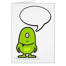 Mr Funny Monster personal message Felicitacion