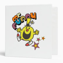 Mr Funny Stars Vinyl Binder
