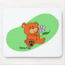 Mr. Get Better Bear Mouse Pad