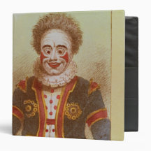 Mr Grimaldi as Clown 3 Ring Binders