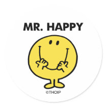 Mr Happy Classic 1 Stickers